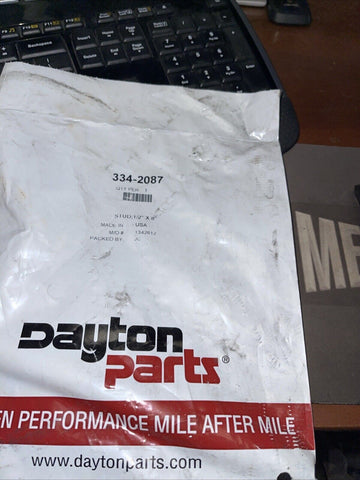 BRAND NEW GENUINE Dayton Parts 334-2087 Wheel Stud *FREE SHIPPING*