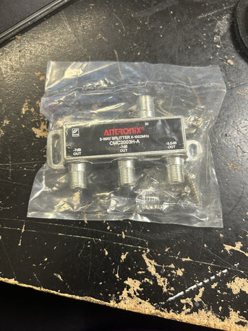 Antronix 3-Way Cable TV Splitter CMC2003H-A Coaxial 5-1002MHz -7dB -7dB -3.5dB