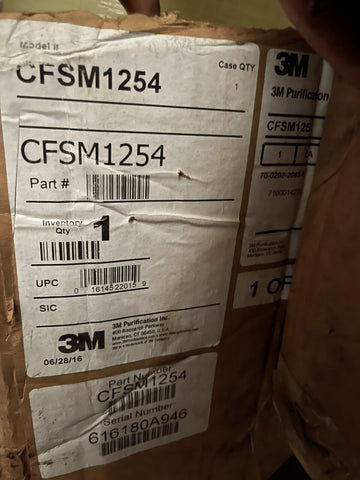 NEW 3M Vinylester Warewashing Filtration System CFSM1254, 9 Gpm, 3/4 In FNPT