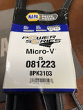 GENUINE NAPA GATES Micro-V Serpentine Belt 25081223 K081223 *FREE SHIPPING*