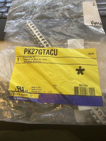 BRAND NEW Square D PK27GTACU Panelboard Ground Bar Kit