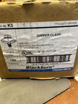 100-PACK THOMAS BETTS BLACKBURN K3 JUMPER CLAMP 2/0-8 7/16" STR 2A COPPER WELD