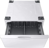 NEW Samsung WE402NW/A3 27" Laundry Pedestal Drawer Storage White  Distressed Box