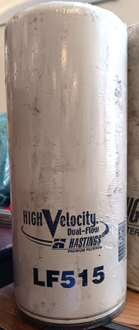 HASTINGS LF515 HIGH VELOCITY DUAL FLOW OIL FILTER (FREE SHIPPING)