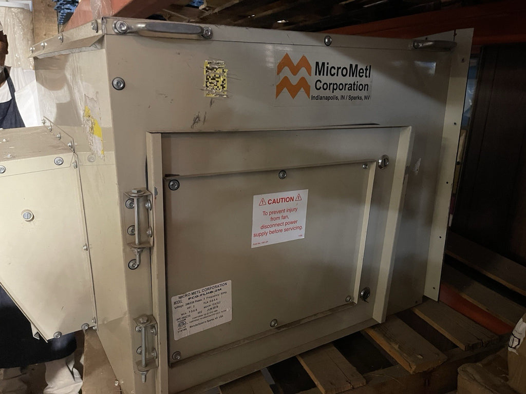 Micrometl Mb MICRO METL POWER EXHAUST PCD-FLHB-2M, 3 PH, 208/230 V, 60 Hz, 2 HP ...
