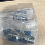 (1) 08Z-J08-BG - Eaton Weatherhead Z Series Crimp Hose Fittings Male Pipe Swivel