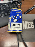 GENUINE NAPA V-RIBBED BELT 4K378 **FREE SHIPPING**