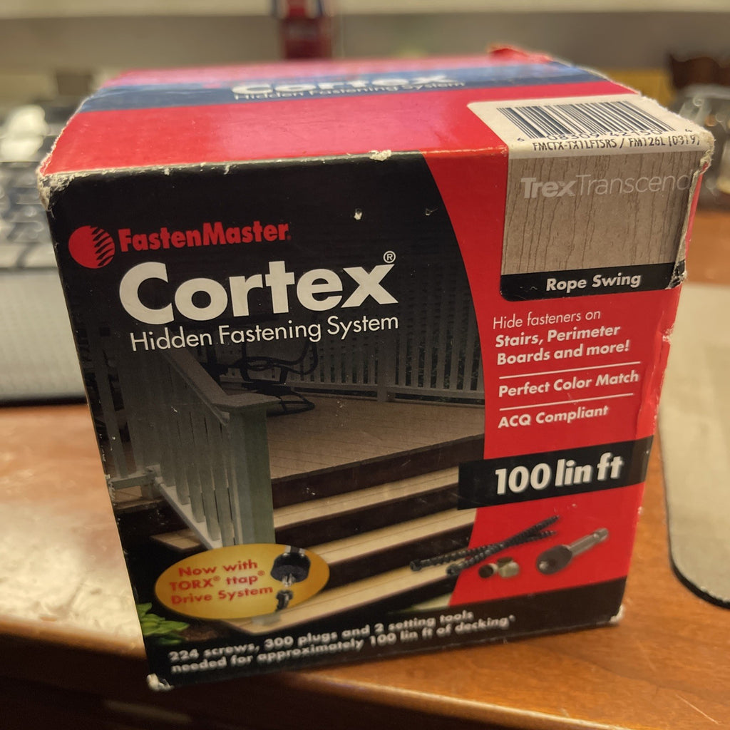 Cortex Hidden Fasteners FastenMaster Cortex Hidden Fastening System Trex Transcend Rope Swi...