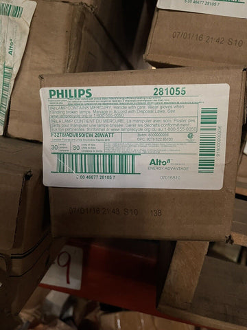 (30 PACK) PHILIPS 281055 F32T8/ADV850/EW 28 WATT LAMPS *FREE SHIPPING*