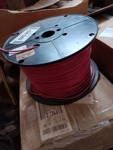 New 1000' West Penn Wire 825 Red 25 AWG Solid Miniature Coax Pro Video Cable