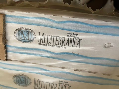 (52 CASE PALLET) MEDITERRANEA GLAZED PORCELAIN TILE 18X18X0.35" 15.25 SQFT