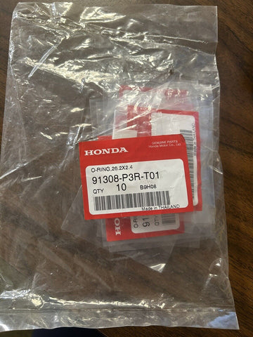 Genuine OEM Honda Acura Brand New Oil Pump O-Ring (91308-P3R-T01)-(10 pack)