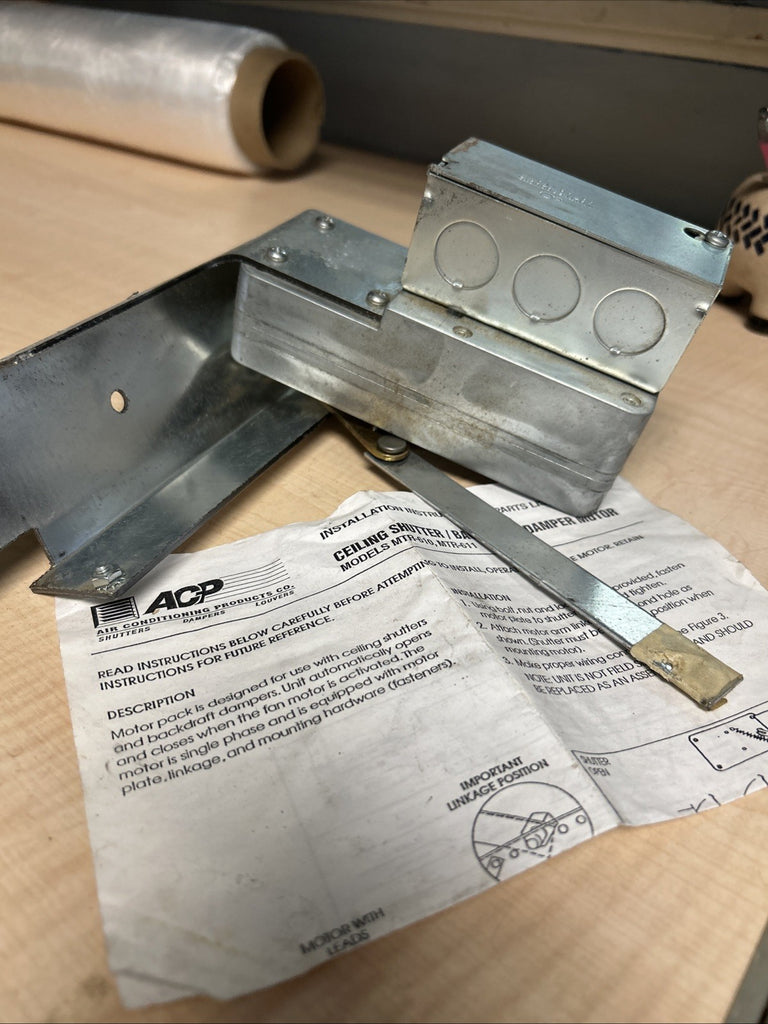 Ceiling Shutter/Backdraft Motor Damper 120V Multi Products | Mega M...