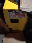 Justrite 890400 Flammable Safety Cabinet,4 Gal., Yellow *FREE SHIPPING*