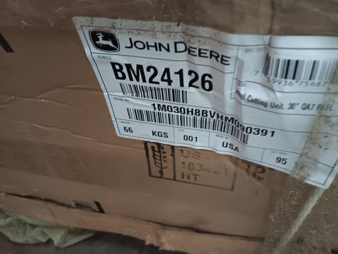 GENUINE John Deere 8 BLADE 30" FAIRWAY MOWER QA7 Reel Cutting Unit BM24126