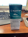 Bayer Baytril 100 Antimicrobial for Cattle and Swine 100mg/mL Injectable Solution (Expiration Date Feb 2023)