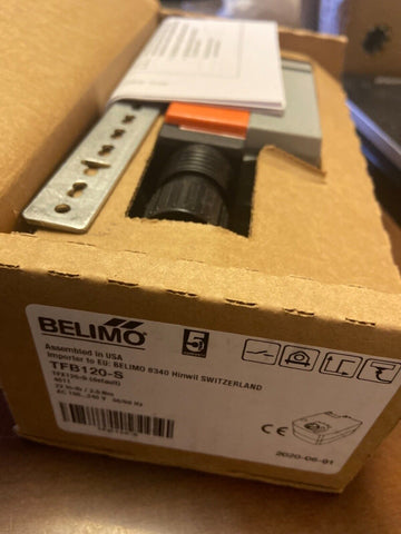 Nuevo BELIMO TFB120-S Actuador, Retorno por Muelle" en El Caja "