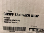 80 BOXES SYSCO 12 x 12 SANDWICH WRAP 2000CT WHITE 6785786 GRSPF (1 PALLET)