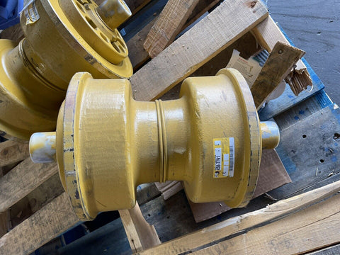 (2 PC LOT) GENUINE OEM CAT 458-7791 ROLLER GROUP - SINGLE FLANGE SHIPS FREE