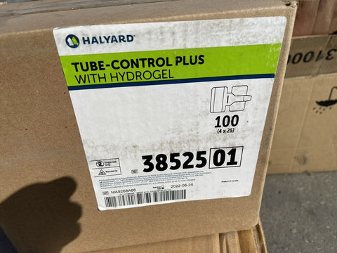 HALYARD 38525 TUBE-CONTROL PLUS WITH HYDROGEL (CUSTODIA OF 100)