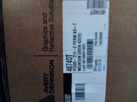 AVERY DENNISON 46740T PC500 MOUNTAIN GREEN 48X250