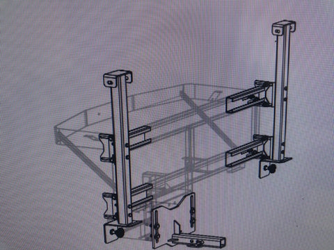 NEW 75915 Receiver Mount Salt Spreader Fisher Western 900