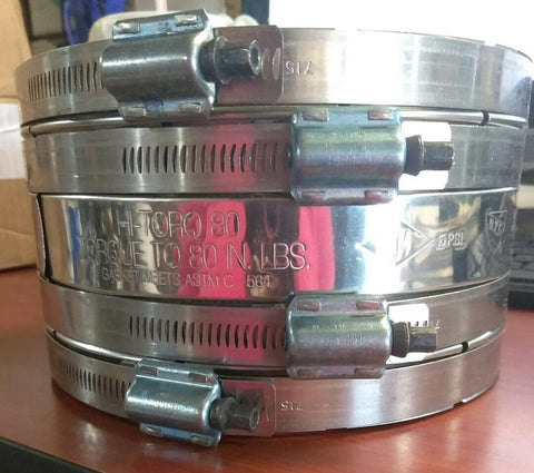 Étui De 12- Neuf 6 " Clamp-All HI-TORQ 80 Tuyau Connecteurs