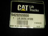 NEW OEM CAT FORKLIFT L/B, 5M25C, W1000