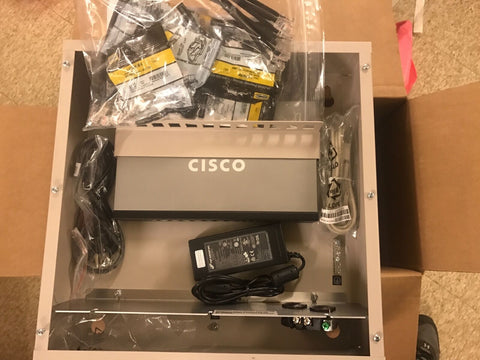 SIMPLE NETWORK BOX ASSEMBLY CISCO SF302-08PP AND ACCESSORIES