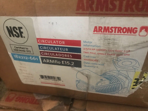 182212-661 - Armstrong Pumps ARMflo E15.2 Hierro Fundido