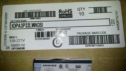 NEW Philips Advance 2 or 3 Lamp IOPA3P32LWN35I CUSTODIA OF 10