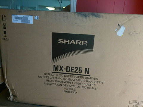 (1) Nuevo Sharp Soporte / 1 X 550-sheet Papel Cajón MX-DE25N