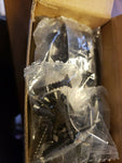 (24 PER LOT) IVES 5BB1 4.5 X 4.5 F-BLK, 5HG.11845 HINGES W/HARDWARE
