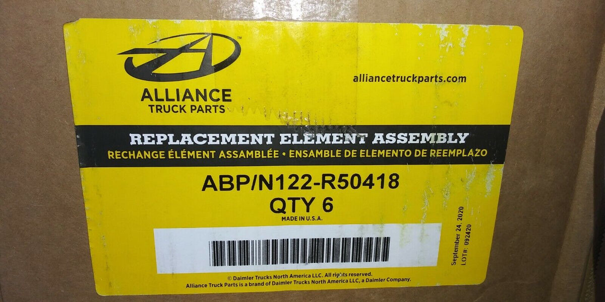 (1 CASE OF 6) NEW ALLIANCE FUEL/WATER SEPARATOR ABP/N122-R50418 | M...