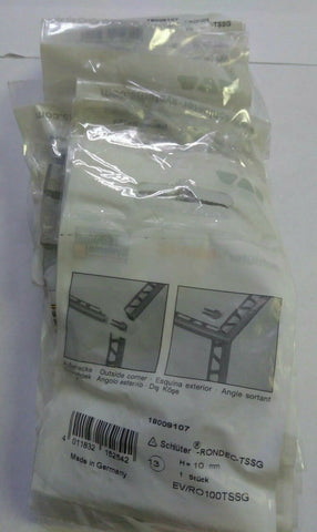 NEW Schluter Systems Rondec Aluminum Tile Edge Trim EV/RO100TSSG