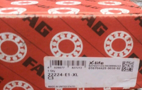 (1) NEW FAG(Schaeffler) Spherical Roller Bearing 22224-E1-XL