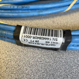 NEW PANDUIT QUICKNET CABLE ASSEMBLY QBPBJBJBXX28, CAT. 6E (28')