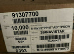 ( 1 BOX OF 10,000) NAVISTAR INTERNATIONAL 91307700 SCREW AB CRPNH #8 X 1/2 BLK