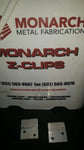 (1000 Pinzas) Monarca 2" Z-Clips Mf625-1-1/2 Resistente