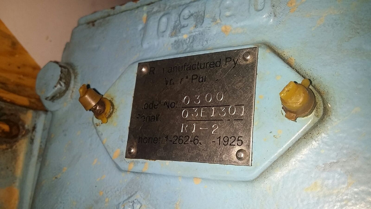 Model 0300 WRIGHT PUMP IDEX ,MODEL 0300 R1-2 | Mega Mart Warehouse