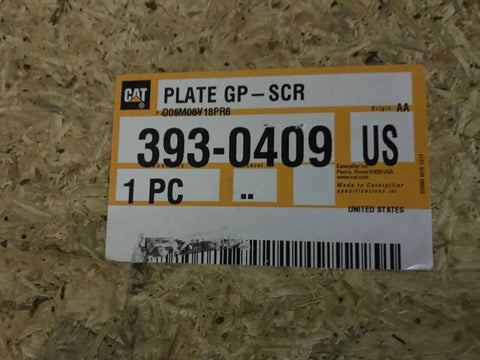GENUINE CATERPILLAR 3930409 PLATE GP-SCREED ASPHALT SE60 V XW