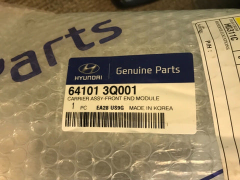 Hyundai OEM 11-14 Sonata-Radiator Coeur Soutien Support Panneau 641013Q001