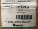 Wire Duct,Wide Slot,Gray,3.25 W x 3 D PANDUIT G3X3LG6-A 120' FOOT CUSTODIA