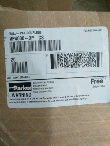 PARKER Hydraulic Coupling Poppet