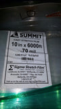 SIGMA Gipfel Strech Film, Plastik Schrumpffolie 10 IN X 1829m X .70 Mil 75PC Plt