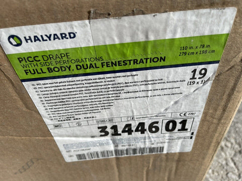 Halyard Incluye Cardiovascular Paño Picc 78 Ancho X 110L Pulgadas Estéril 31446