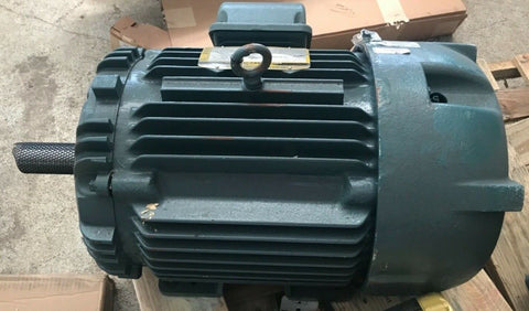 Baldor-Reliance Severe Duty Motor, ECP84100T-4, 3 PH, 15 HP, 460 V, 1180 RPM, TE