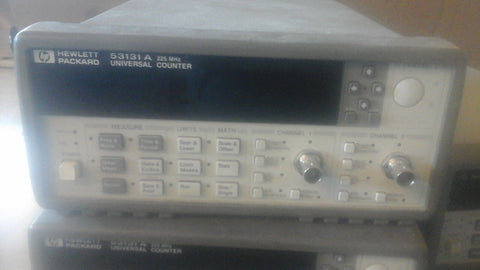 HP / Agilent 53131A 225 MHz Universal Frequency Counter "NO OPTIONS INSTALLED"