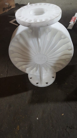 Industrial Bomba de Plástico Tapa/Carcasa 7cm I.D Agujero Grande 12-1.3cm I.D