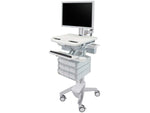 Ergotron SV43-2570-0 StyleView Medical Cart with HD Pivot, 7 Drawers SHIPS FREE